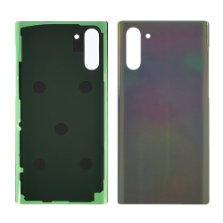Заднее стекло корпуса для Samsung N970F Galaxy Note10 Aura Glow (серебристое)