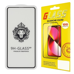 Защитное стекло для Samsung A515/ A536 A51/ A53 Full Glue Lion (0.3 мм, 2.5D, чёрное)