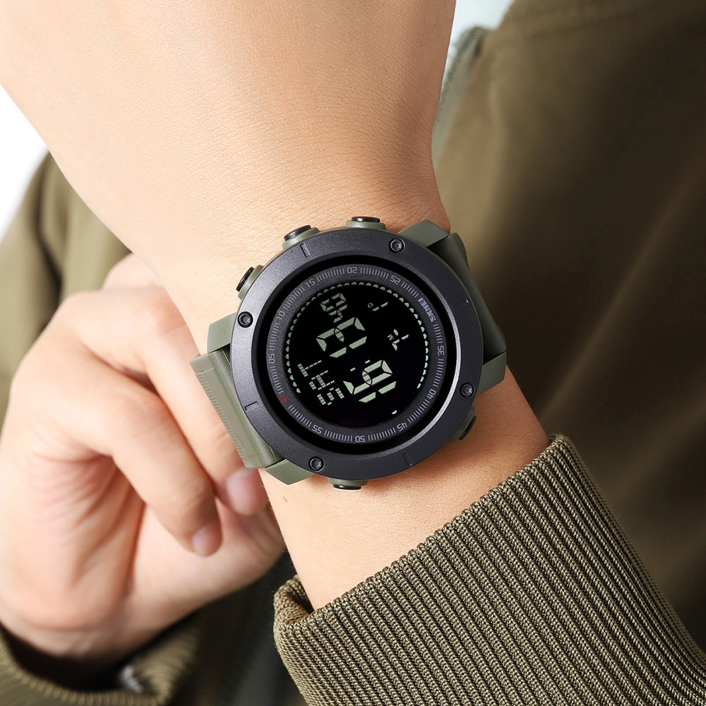 Skmei 2095AG Army Green Compass