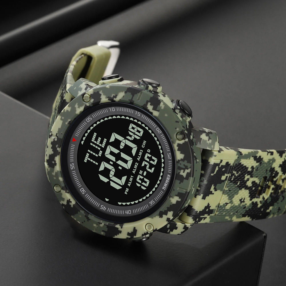 Skmei 2095CMGN Camo Green Compass