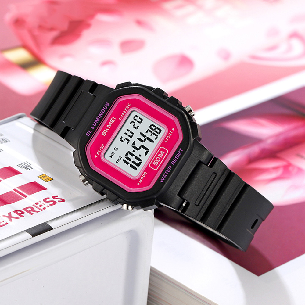 Skmei 2326BKRD Black-Rose Red