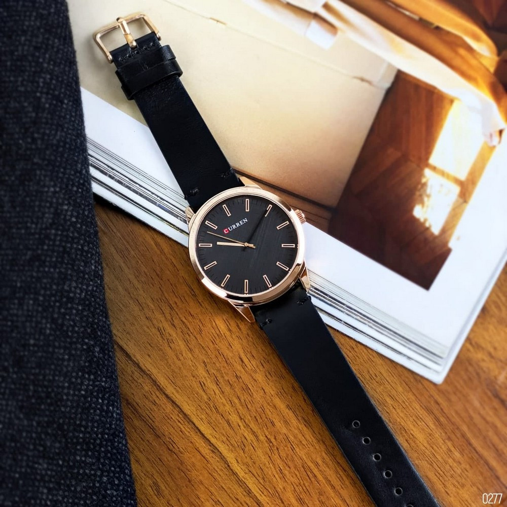 Curren 8386 Black-Gold-Gray