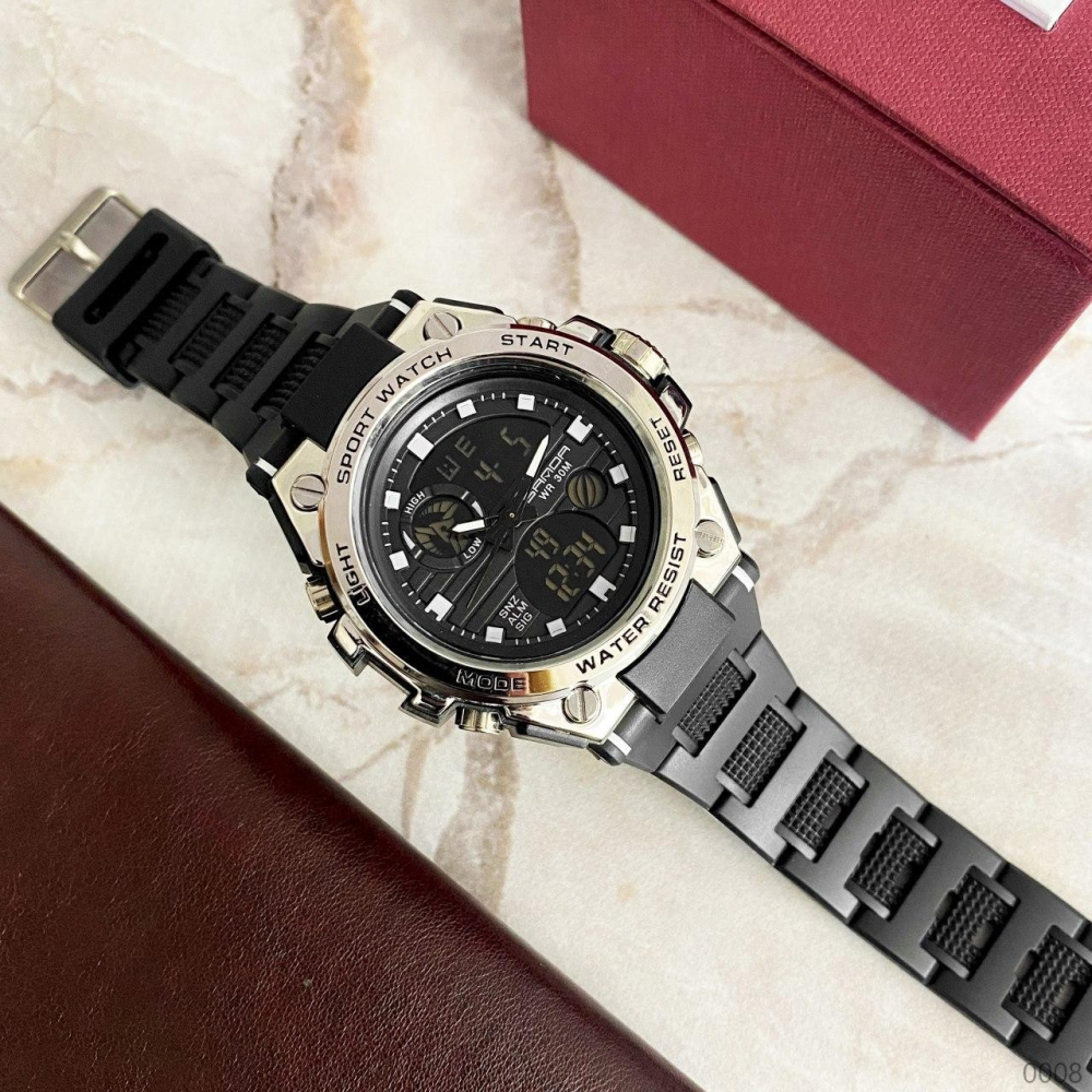 Sanda 739 Black-Silver