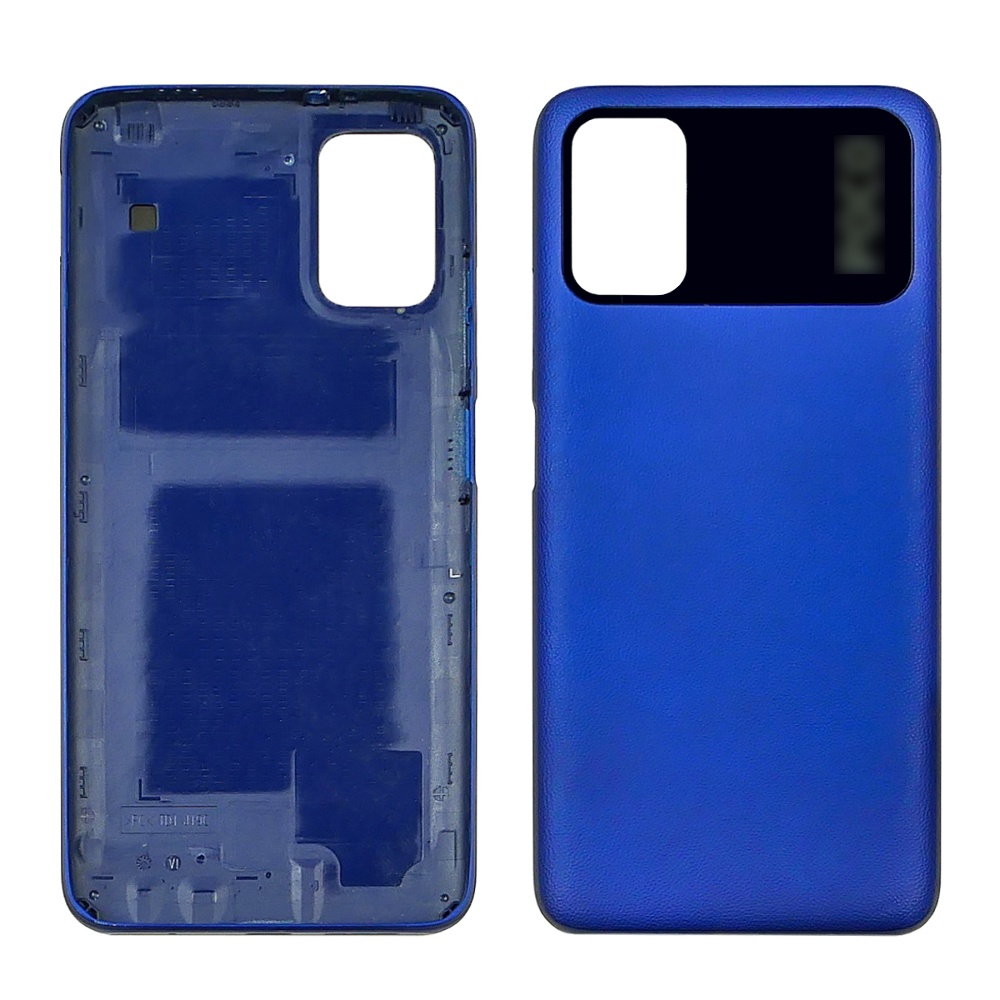 Задняя крышка для Xiaomi Poco M3 Blue (синяя)