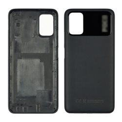 Задняя крышка для Xiaomi Poco M3 Black (чёрная)
