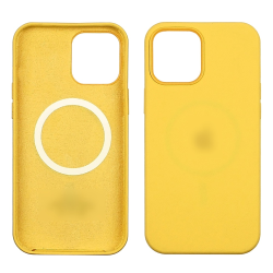 Чехол Full Silicone Case MagSafe для Apple iPhone 12/ 12 Pro  12 жёлтый копия