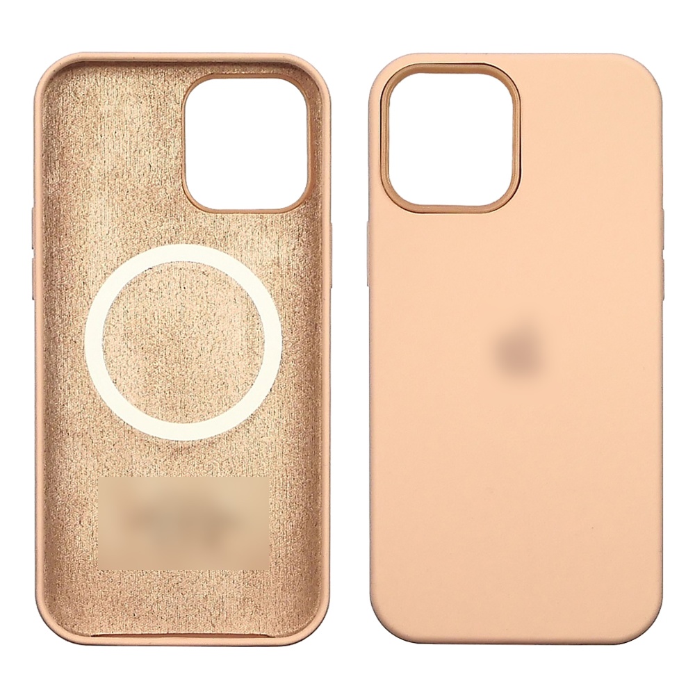 Чехол Full Silicone Case MagSafe для Apple iPhone 12/ 12 Pro  26 пудра копия