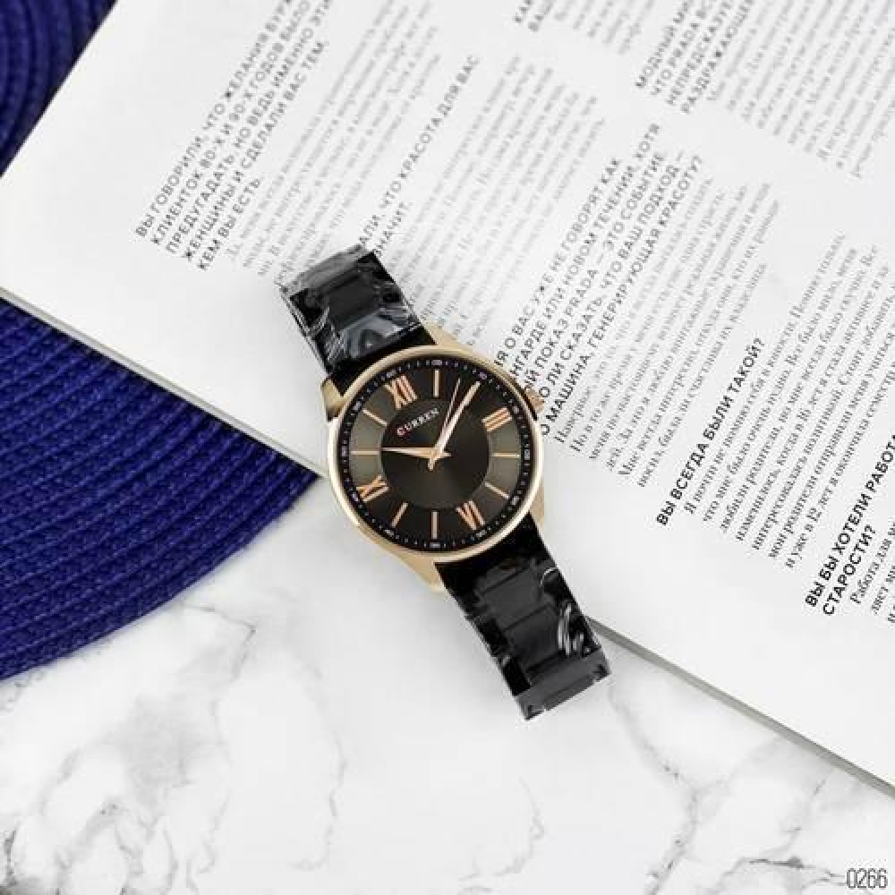 Curren 8383 Black-Gold