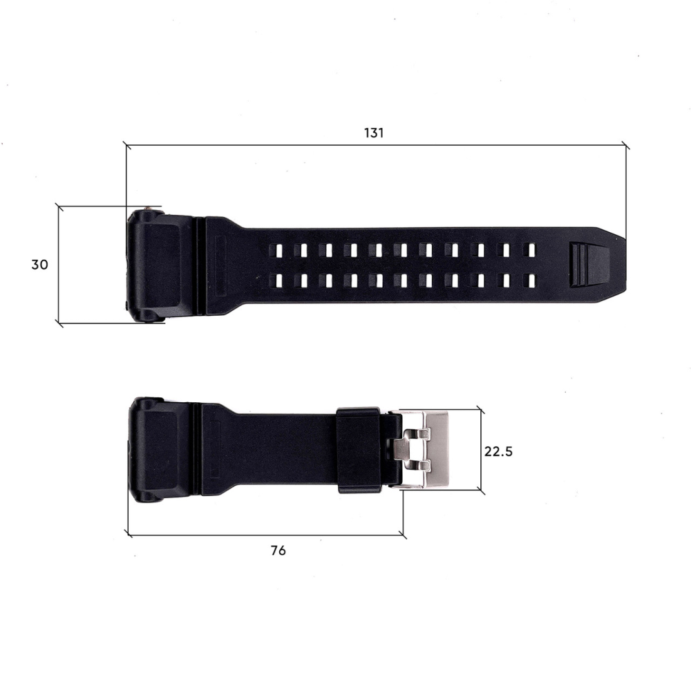 Ремінець для годинника Skmei 1742BK Black