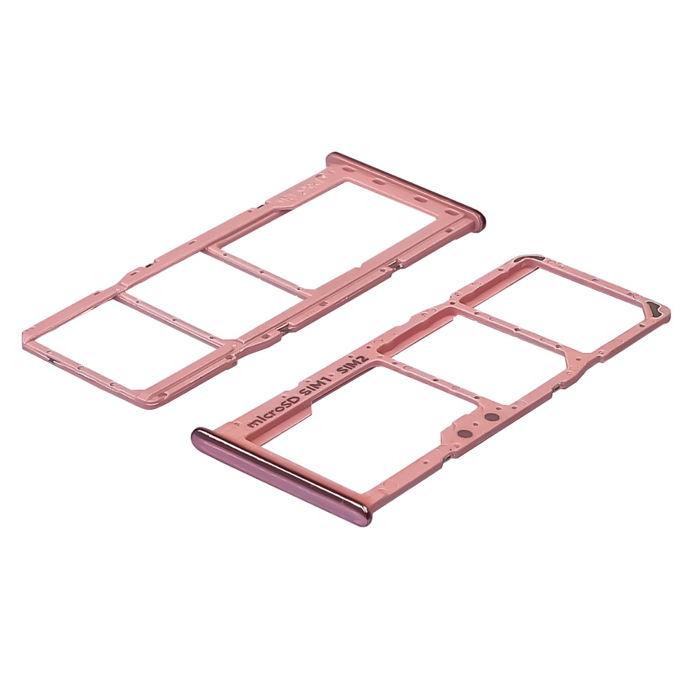 Держатель для SIM карты для Samsung A515/ A715 Galaxy A51/ A71 (2020) Prism Crush Pink розовый