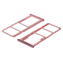 Держатель для SIM карты для Samsung A515/ A715 Galaxy A51/ A71 (2020) Prism Crush Pink розовый