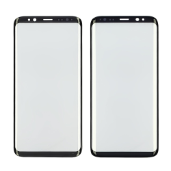 Стекло тачскрина с OCA плёнкой для Samsung G950 Galaxy S8 чёрное с олеофобным покрытием, закалённое Стекло тачскрина с OCA плёнкой для Samsung G950 Galaxy S8 чёрное с олеофобным покрытием, закалённое