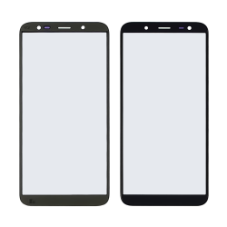 Стекло тачскрина с OCA плёнкой для Samsung J600 Galaxy J6 (2018) чёрное с олеофобным покрытием, закалённое Стекло тачскрина с OCA плёнкой для Samsung J600 Galaxy J6 (2018) чёрное с олеофобным покрытием, закалённое