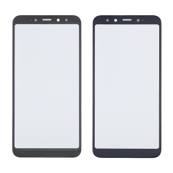 Стекло тачскрина с OCA плёнкой для Xiaomi Mi 6X/ Mi A2 чёрное с олеофобным покрытием, закалённое