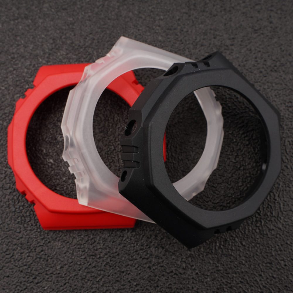 Ремінець + безель (рант) для Casio G-Shock GA-2100 Red SI