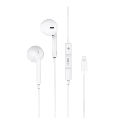 Наушники вкладыши Hoco L7 Plus Lightning white