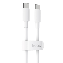 Кабель Hoco X51 Type-C to Type-C PD 100W 1m white Кабель Hoco X51 Type-C to Type-C PD 100W 1m white