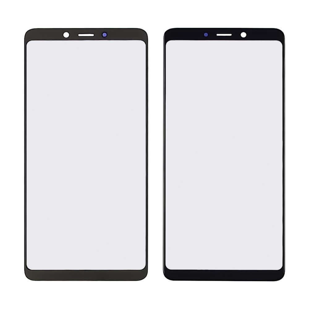 Стекло тачскрина с OCA плёнкой для Samsung A920 Galaxy A9 (2018) чёрное с олеофобным покрытием, закалённое