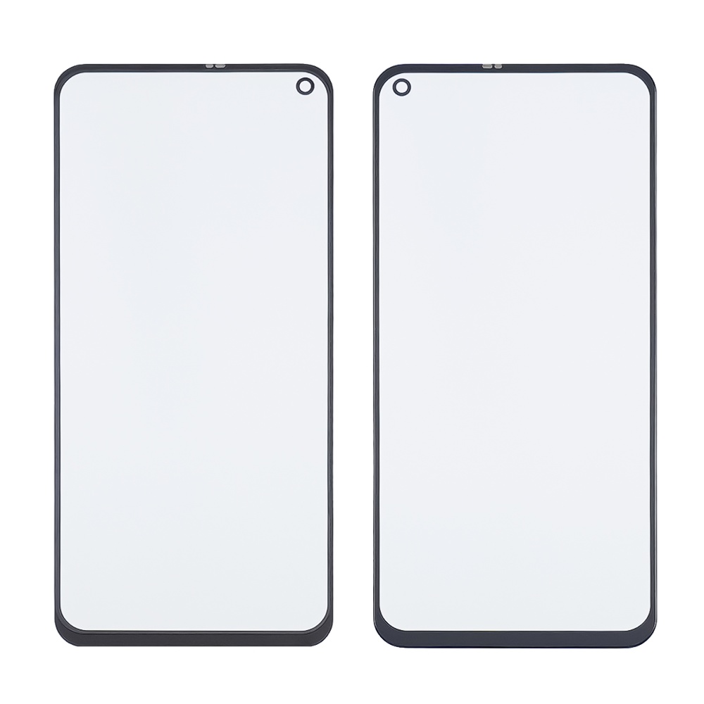 Стекло тачскрина с OCA плёнкой для Xiaomi Redmi Note 10 Pro (6.67") чёрное с олеофобным покрытием, закалённое