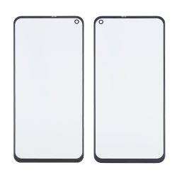 Стекло тачскрина с OCA плёнкой для Xiaomi Redmi Note 10 Pro (6.67") чёрное с олеофобным покрытием, закалённое