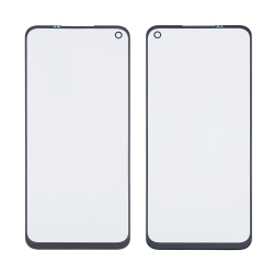 Стекло тачскрина с OCA плёнкой для Oppo A52/ A72/ A92/ Realme 6/ 7 чёрное с олеофобным покрытием, закалённое