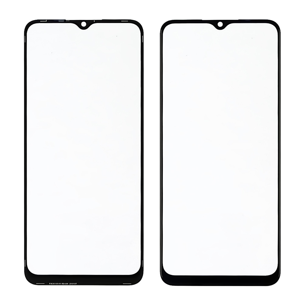 Стекло тачскрина с OCA плёнкой для Realme C11 (2020) чёрное с олеофобным покрытием, закалённое