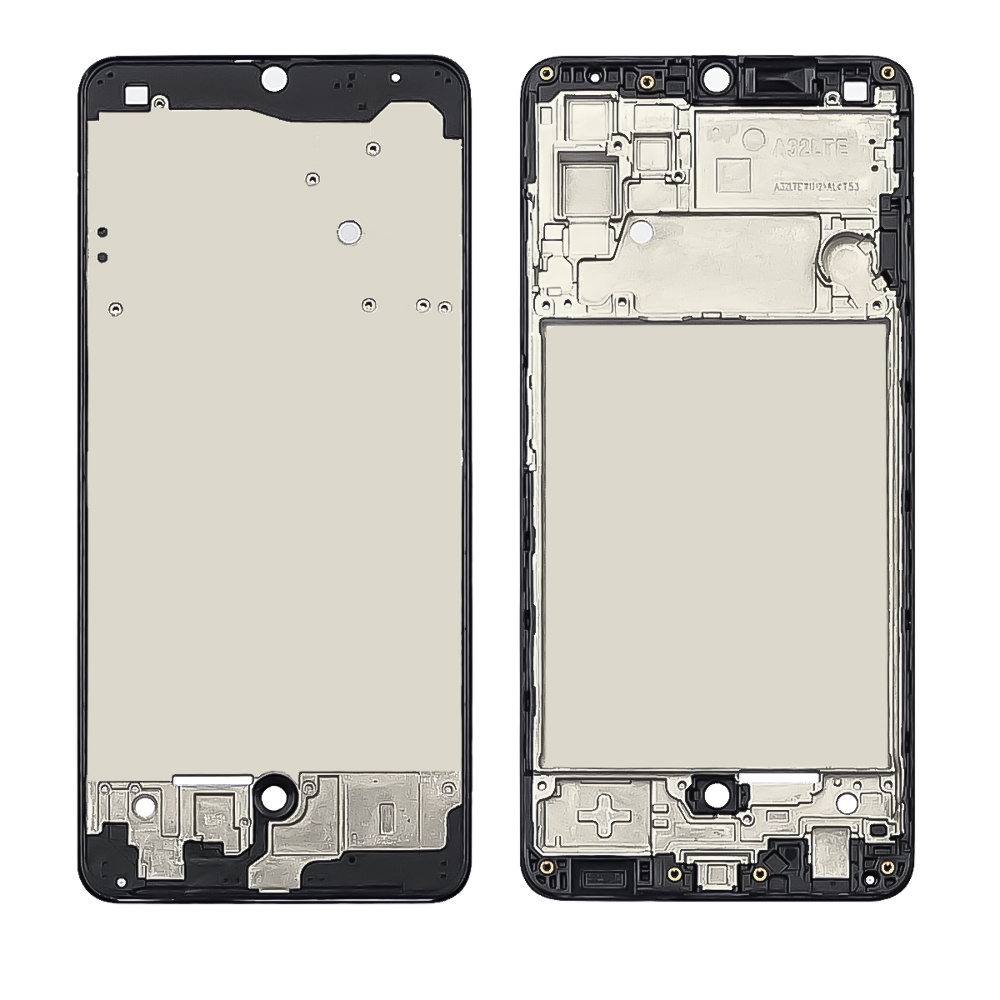 Средняя часть корпуса для Samsung A705 Galaxy A70 (2019) чёрная