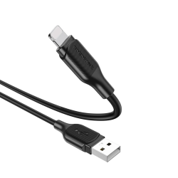 Кабель Borofone BX42 USB to Lightning 1m black Кабель Borofone BX42 USB to Lightning 1m black