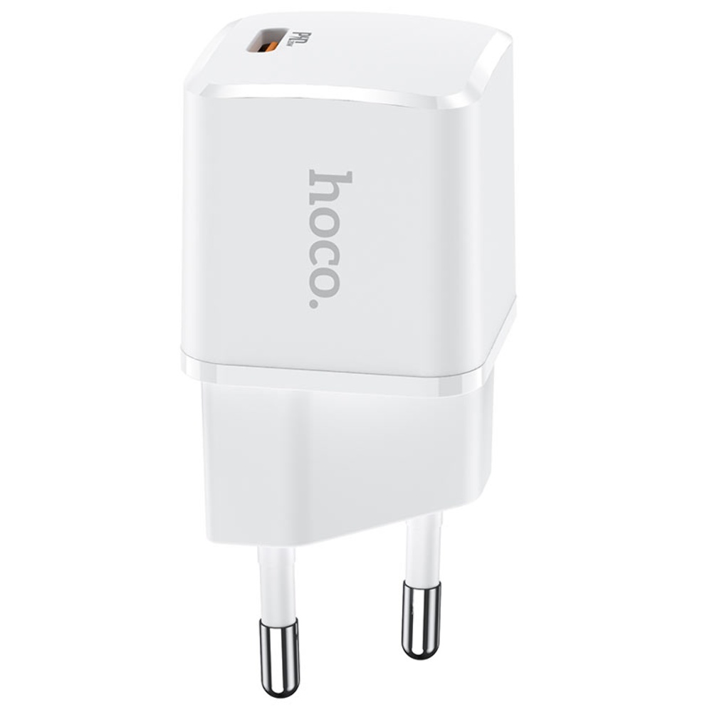 Сетевое зарядное устройство Hoco N10 Type-C PD 20W белое