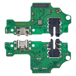 Разъём зарядки для Huawei Y9 (2019) на плате с микрофоном и компонентами