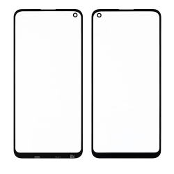 Стекло тачскрина с OCA плёнкой для Huawei P40 Lite E (2020) чёрное