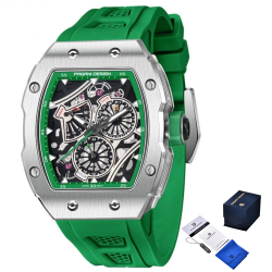 Pagani Design PD-YS012 Silver-Green Pagani Design PD-YS012 Silver-Green