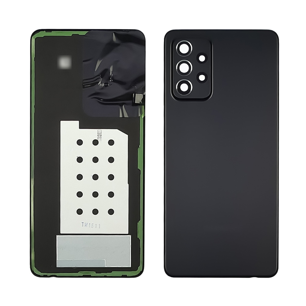 Задняя крышка для Samsung A525 Galaxy A52 (2021) Awesome Black (чёрная)