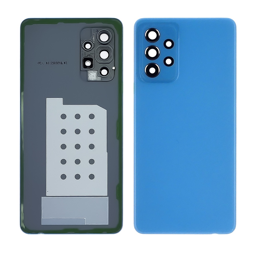 Задняя крышка для Samsung A725 Galaxy A72 (2021) Awesome Blue (голубая)