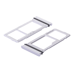 Держатель для SIM карты для Samsung A525/ A725 Galaxy A52/ A72 (2021) Awesome White светло-серебристый
