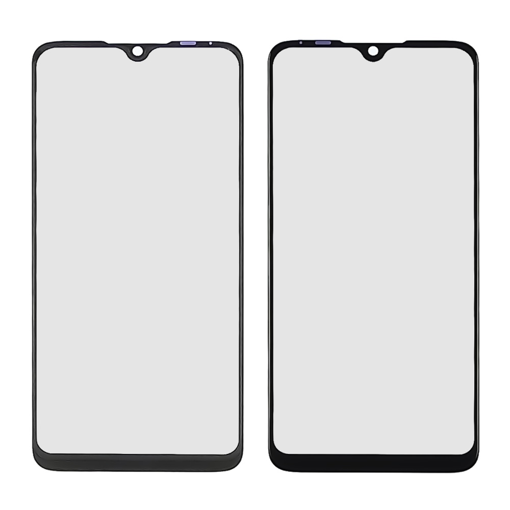 Стекло тачскрина с OCA плёнкой для Xiaomi Mi A3 чёрное с олеофобным покрытием, закалённое