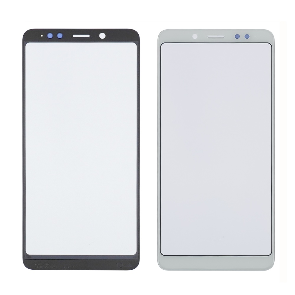 Стекло тачскрина с OCA плёнкой для Xiaomi Redmi Note 5/ 5 Pro белое с олеофобным покрытием, закалённое