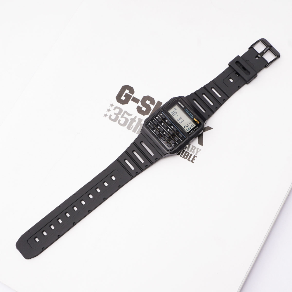 Ремінець для Casio G-Shock 20mm:CA-53W CA-61W FT-100W W-520U W-720G Black Gold