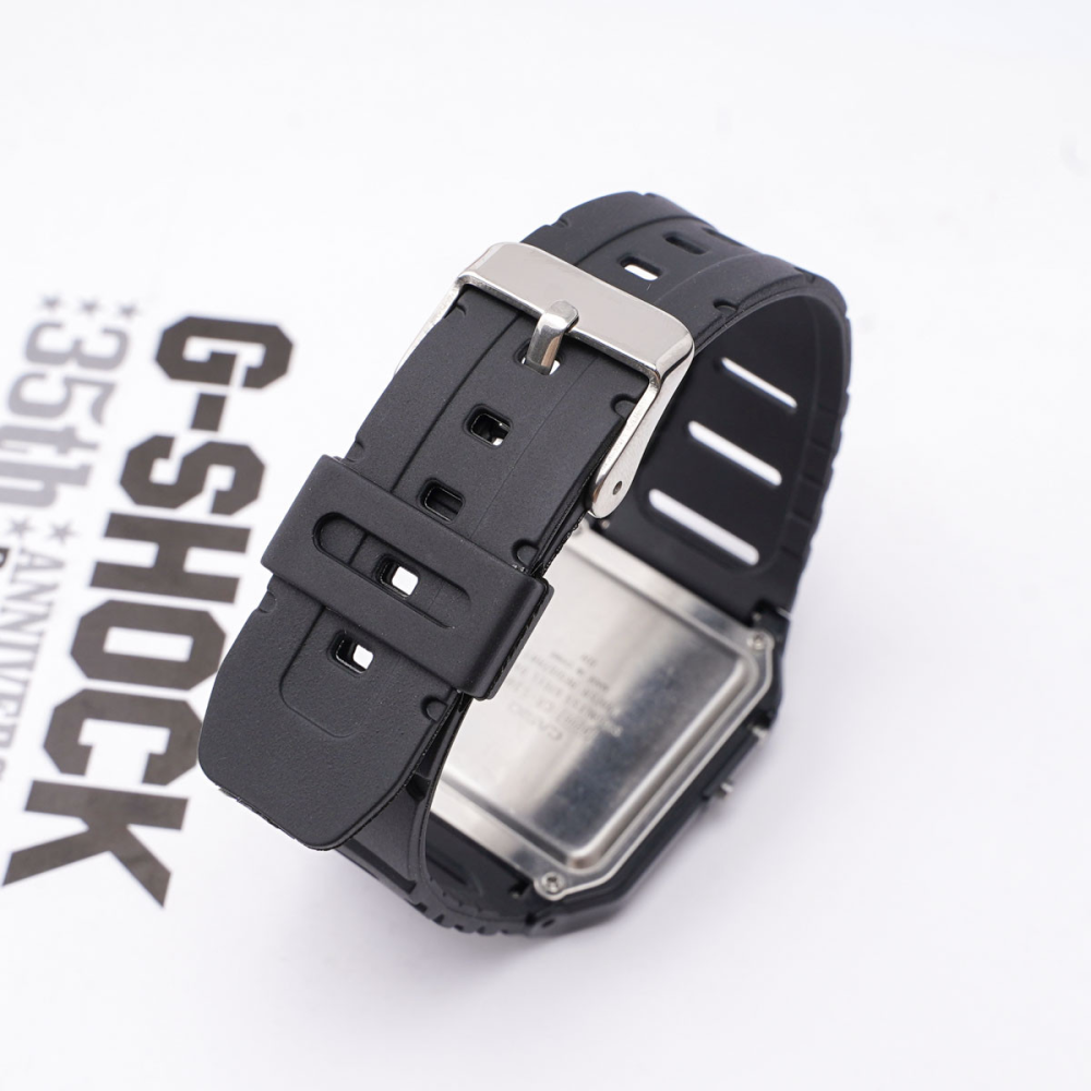 Ремінець для Casio G-Shock 20mm:CA-53W CA-61W FT-100W W-520U W-720G Black Gold