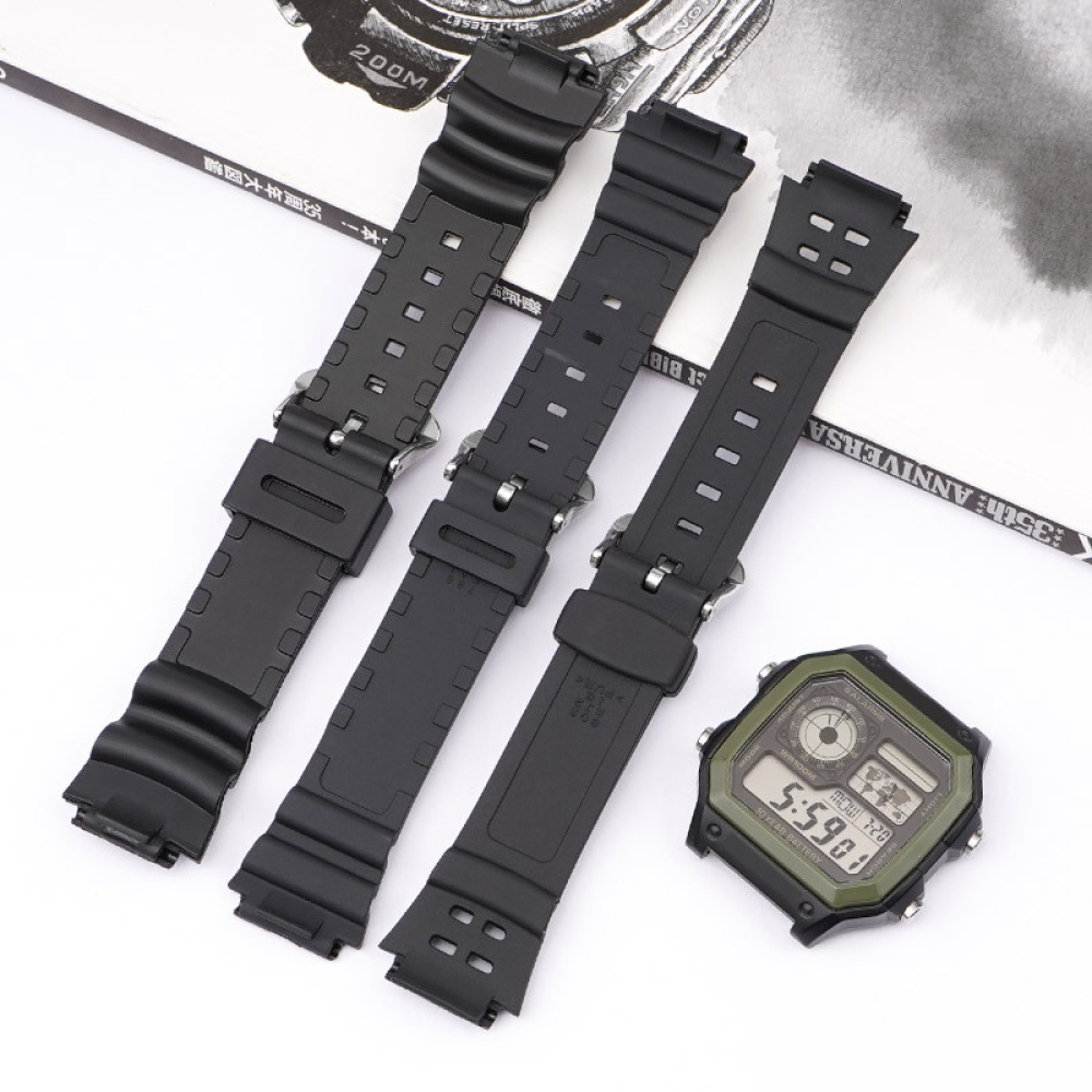 Ремінець для Casio AE-1000W Black Black