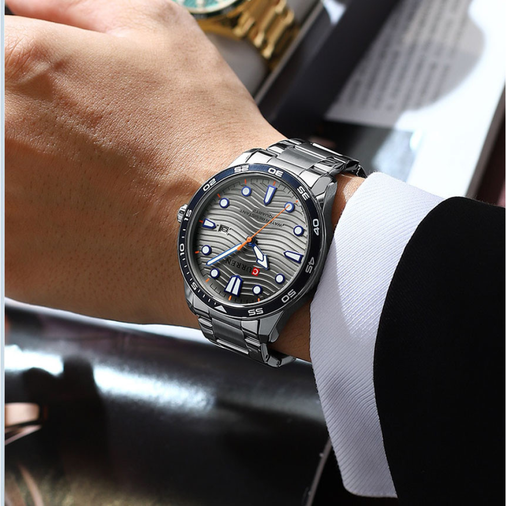 Curren 8426 Silver-Grey