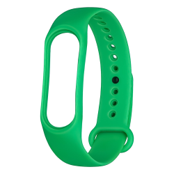 Ремешок силиконовый для Xiaomi Mi Band 3/ 4 28 зелёный Ремешок силиконовый для Xiaomi Mi Band 3/ 4 28 зелёный