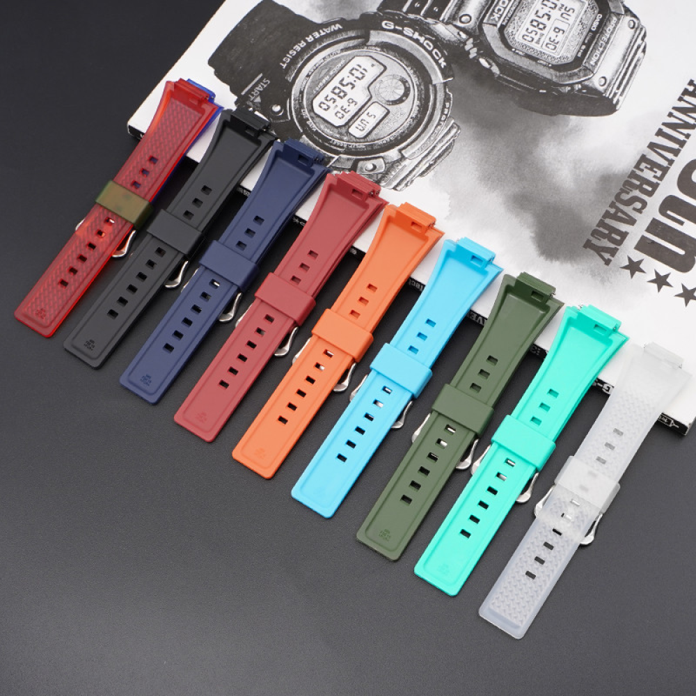 Ремінець для Casio G-Shock GA-100/110 Army Green BK