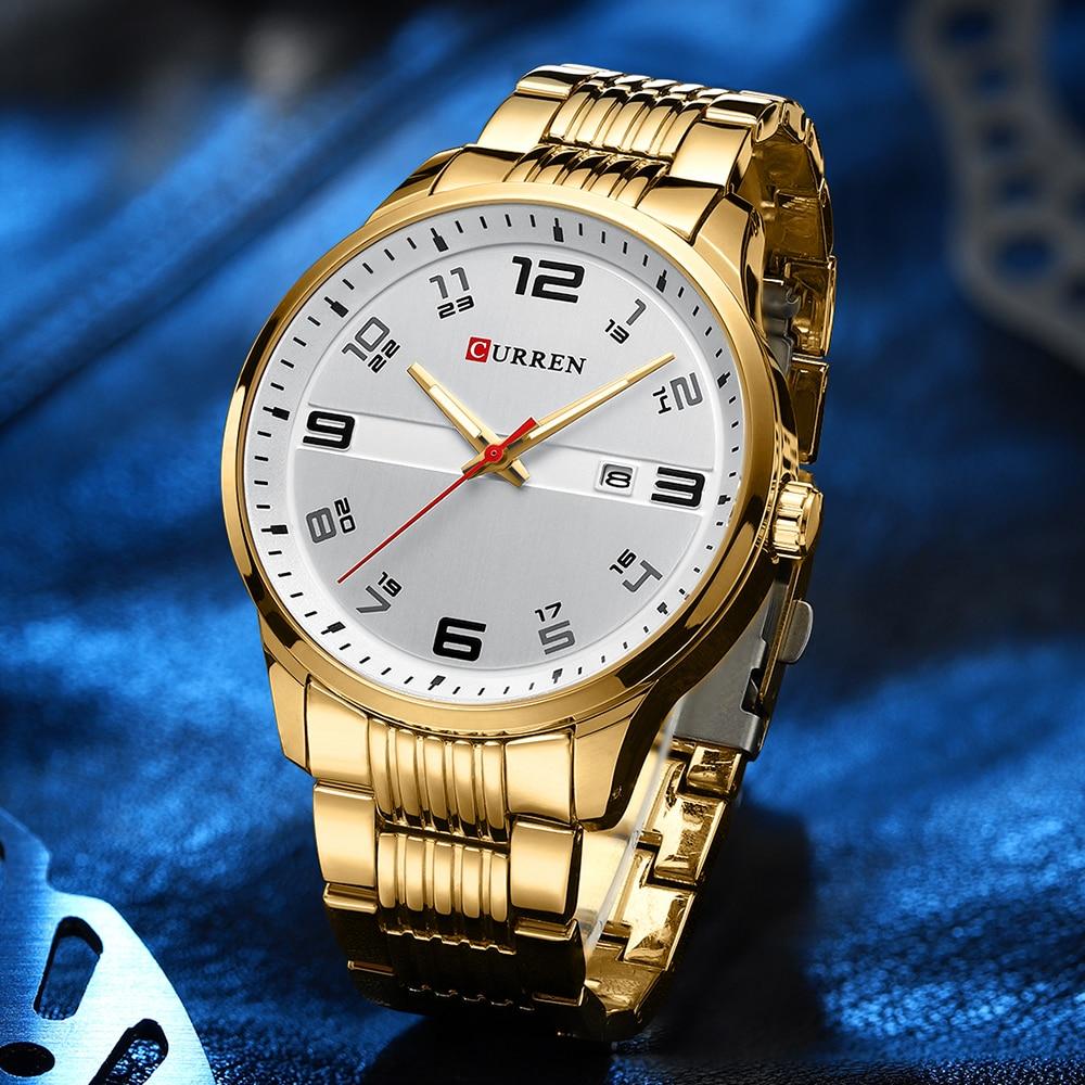Curren 8411 Gold-White