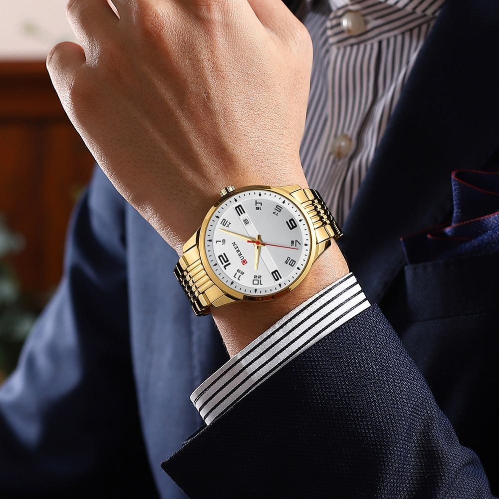 Curren 8411 Gold-White