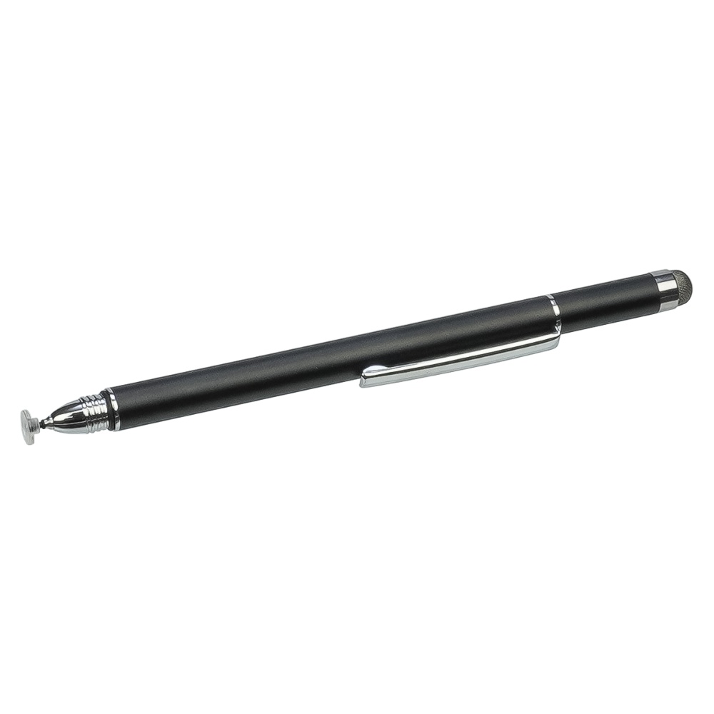 Стилус ёмкостный, высокоточный, Jot Pro , со съёмной микро-волоконной насадкой, алюминиевый, чёрный