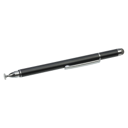 Стилус ёмкостный, высокоточный, Jot Pro , со съёмной микро-волоконной насадкой, алюминиевый, чёрный