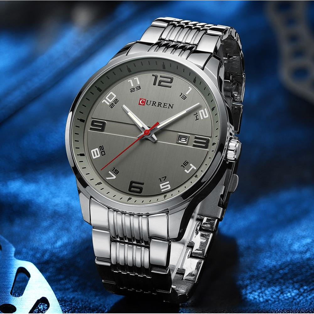 Curren 8411 Silver-Grey