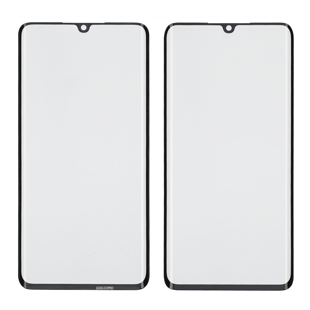 Стекло тачскрина с OCA плёнкой для Xiaomi Mi Note 10 Lite чёрное с олеофобным покрытием, закалённое