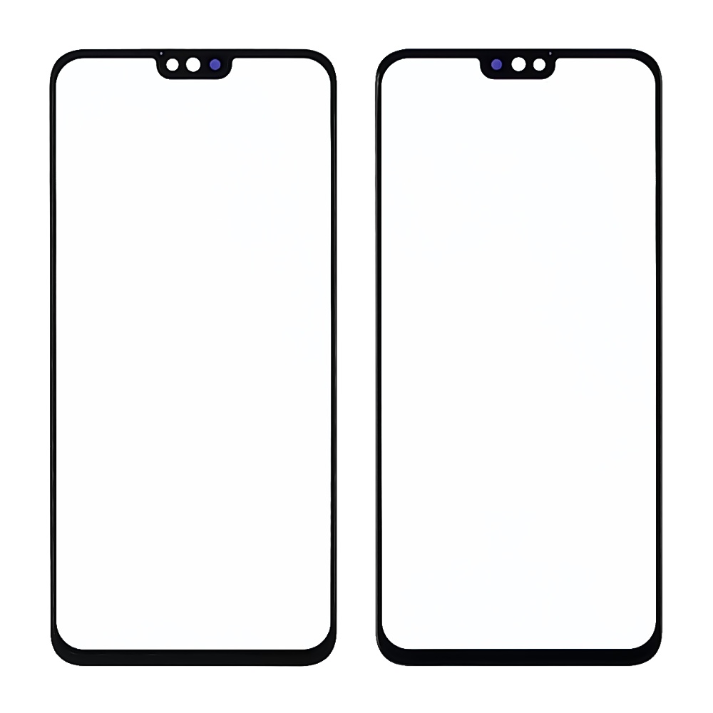 Стекло тачскрина с OCA плёнкой для Huawei Honor 8X (JSN-l21) чёрное